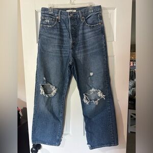 Women’s Levi Ribcage Straight Ankle Jeans 31